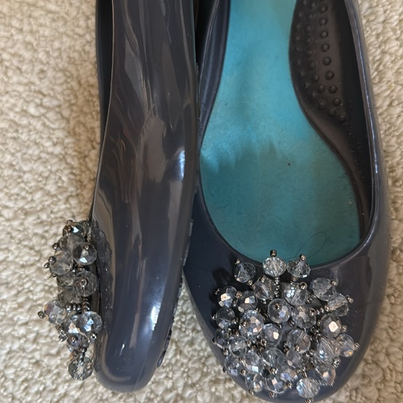 Oka.b Gray jelly Embellished flats 7 - Picture 7 of 7